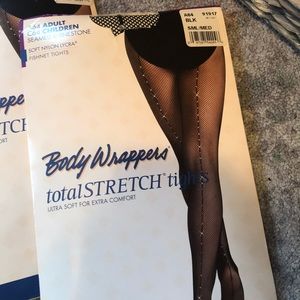 Dance tights: RHINESTONE FISHNETS